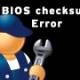 Troubleshooting and fixing the 'BIOS checksum Error' on your computer.