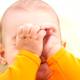 Why do babies rub their eyes?